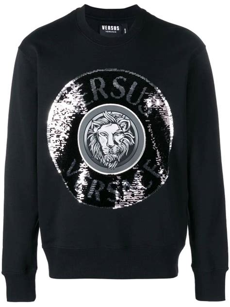 versus versace lion sweatshirt|Versace shoes for women.